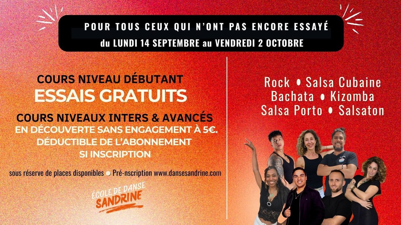 Pour ceux qui n&rsquo;ont pas encore essayé les cours !