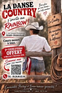 🤠 PROCHAINEMENT AU RAINBOW – COURS DE DANSE COUNTRY 🤠