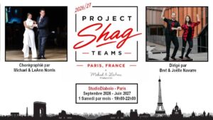Project Shag Teams – Carolina Shag à Paris avec Bret & Joëlle Navarre
