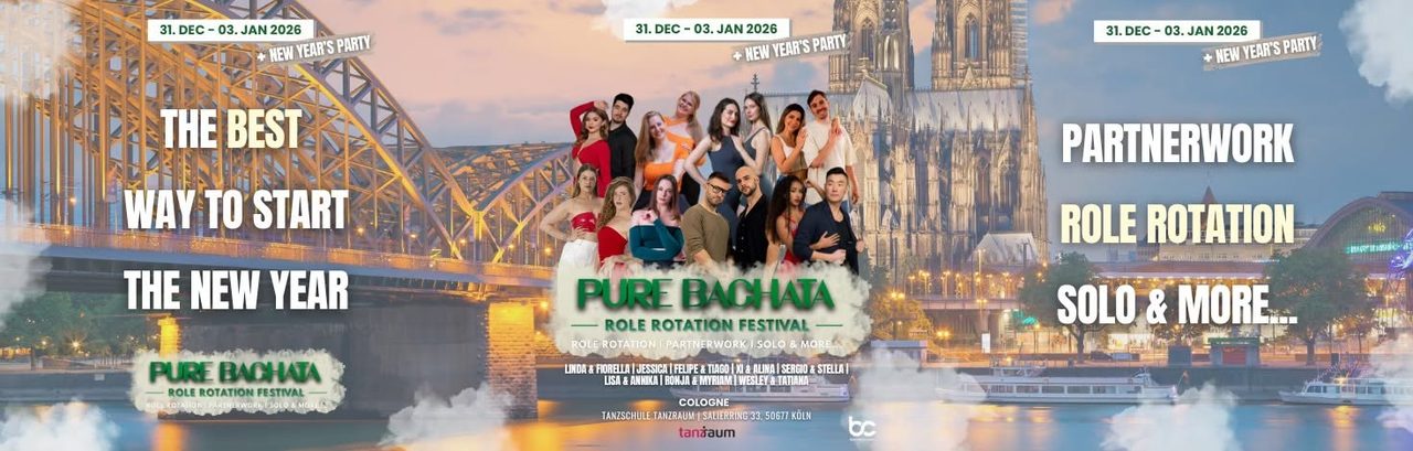 Pure Bachata Role Rotation Festival 2027 – Role Rotation | Partnerwork | Solo & more –