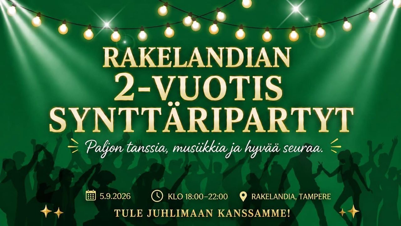 Rakelandian synttäri viikonloppu