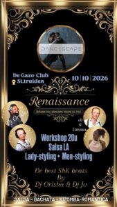 🔥 Renaissance 🔥 @ Gazo-Club met Dj Jo en Dj Orisha; Workshop Lady & Menstyling door Larissa en Jo.