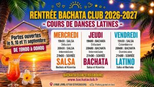 RENTRÉE BACHATA CLUB 2026-2027 🎉 COURS & SOIRÉES