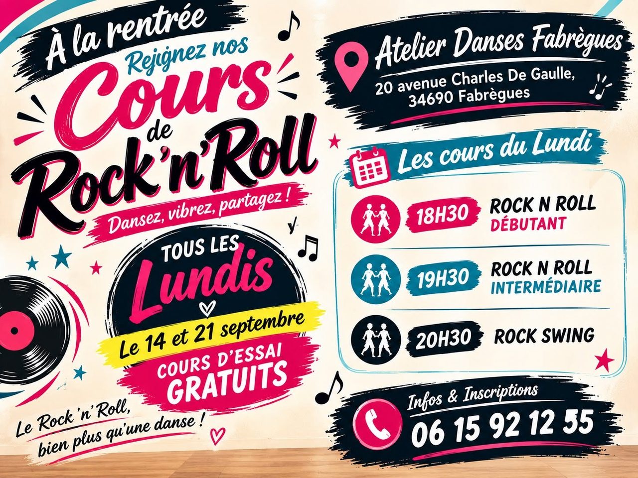 RENTREE ROCK N ROLL AVEC ISA