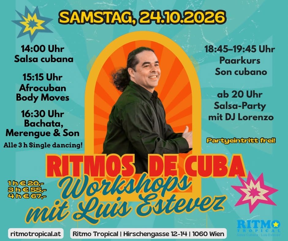 Ritmos de Cuba – Workshops mit Luis Estevez