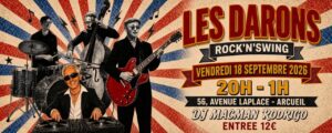 🎸 Rock & Swing à Arcueil – Les Darons en live ! 🔥 💃