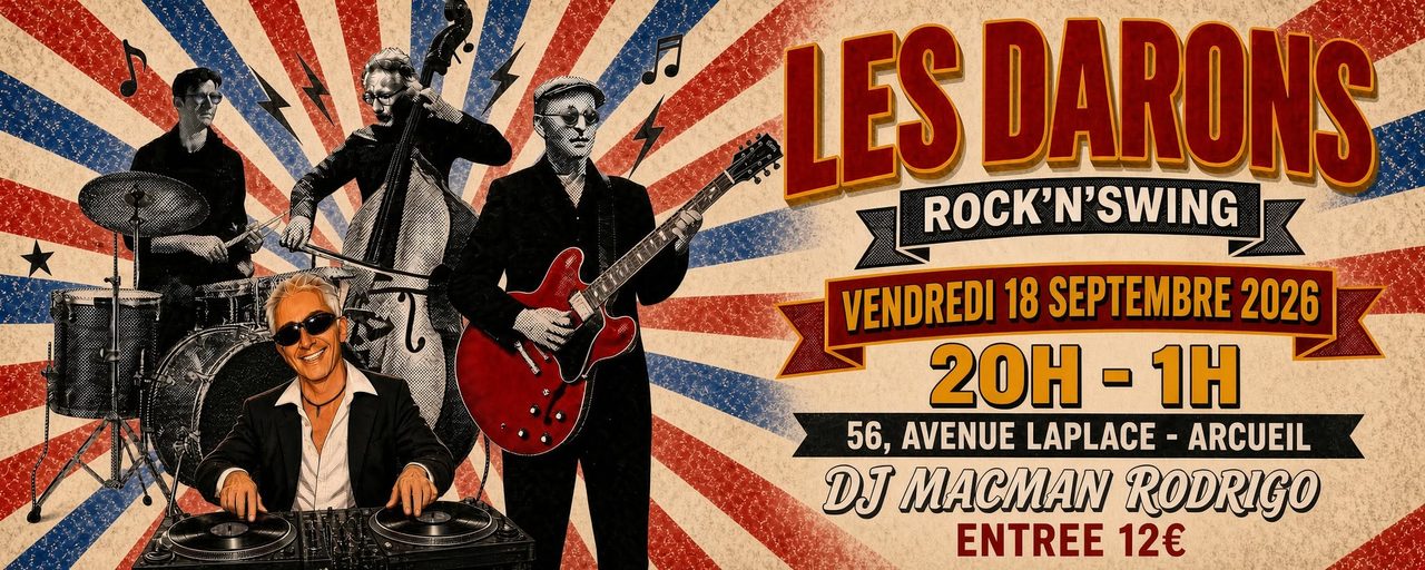🎸 Rock & Swing à Arcueil – Les Darons en live ! 🔥 💃
