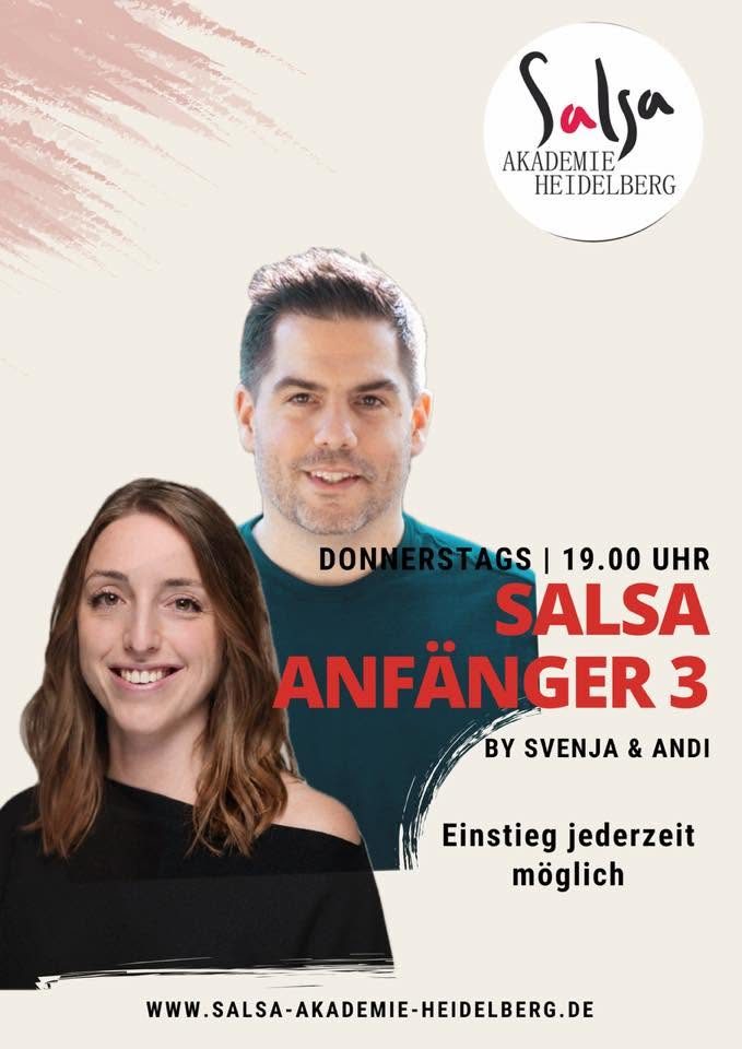 SALSA ANFÄNGER 3 – Aufbaukurs