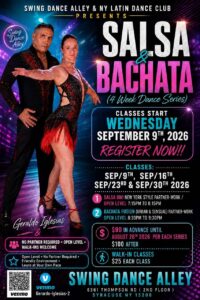 SALSA & BACHATA 4 WEEK DANCE SERIES WITH GERALDO & ANASTASIA