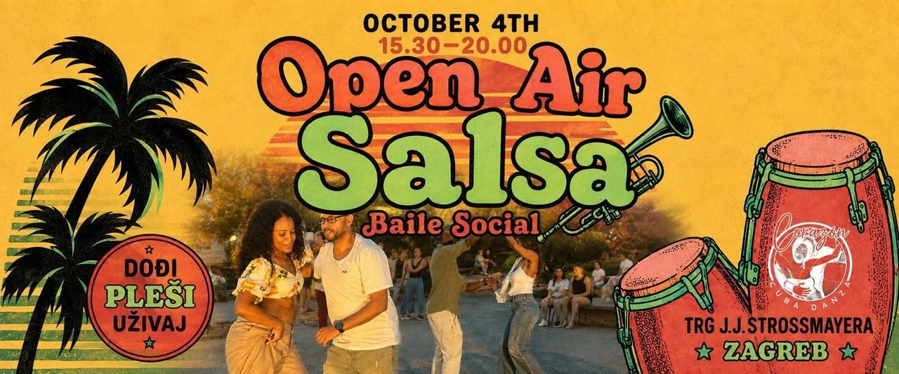 🔥 SALSA BAILE SOCIAL 🔥 Zaplešimo Salsu u srcu Zagreba 🇨🇺💃