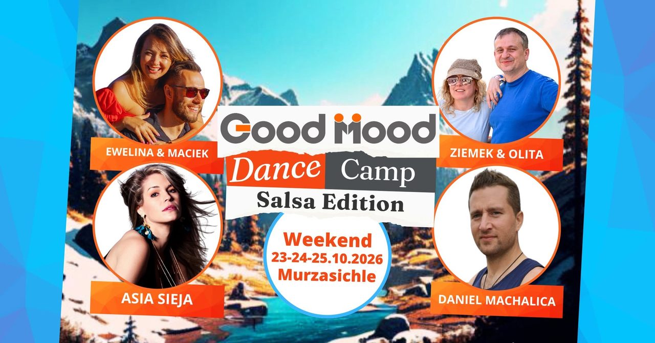 SALSA EDITION ★ GOOD MOOD DANCE CAMP ★ 23-24-25.10.2026 ★ Warsztaty ★ Imprezy ★ Integracja