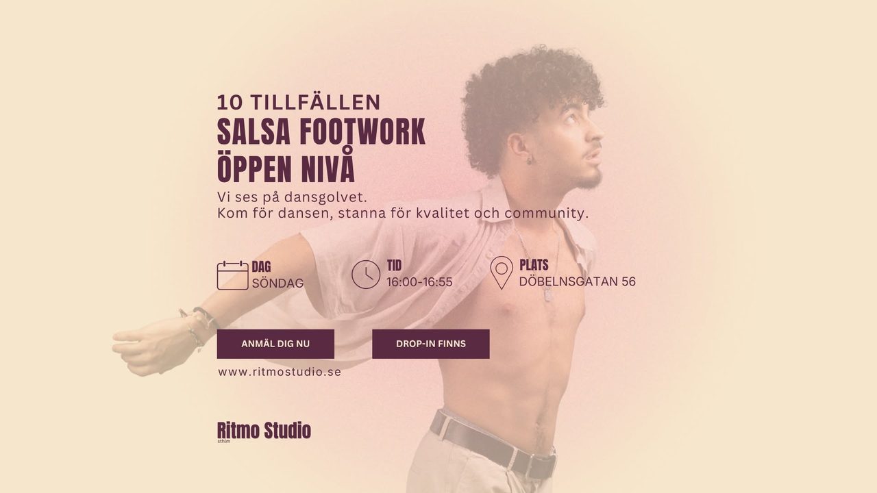 Salsa Footwork Öppen Nivå
