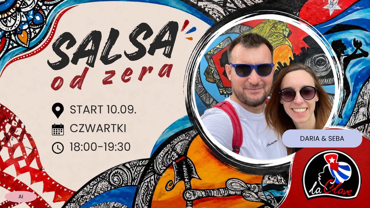 SALSA KUBAŃSKA OD ZERA | NOWY KURS | CZWARTKI 18:00 | START 10.09