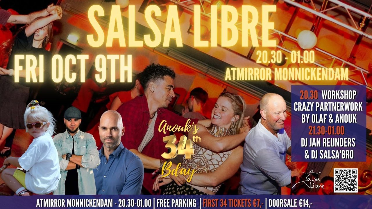 Salsa Libre Anouk&rsquo;s 34th Bday – Atmirror Monnickendam