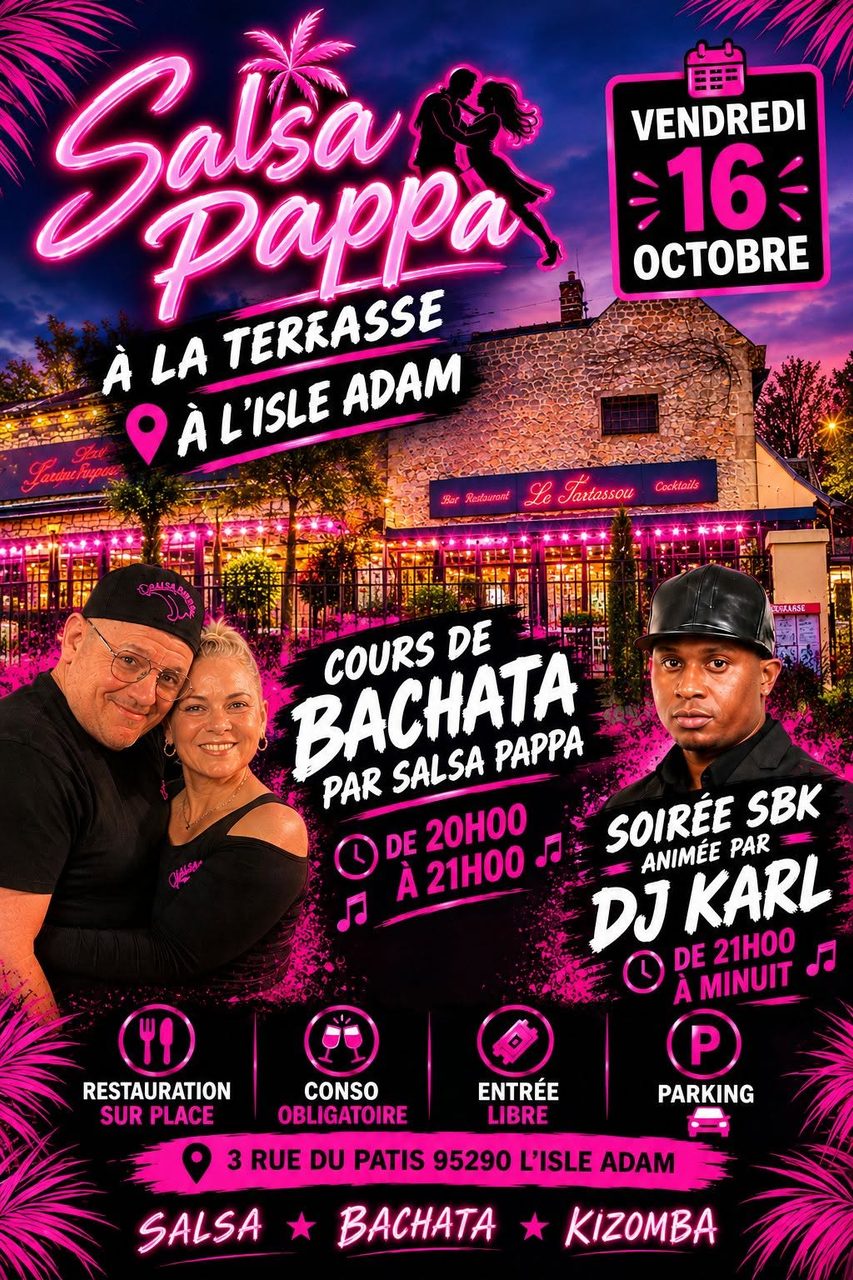 salsa Pappa a la terrasse a l isle adam