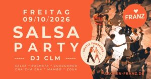 SALSA-PARTY 💃🏻✨ + GRATIS SALSA TANZKURS • DJ CLM • FRANZ AACHEN