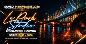Samedi 14 Novembre 2026 – Kizomba Party – 2 Salles – Le Park Studio