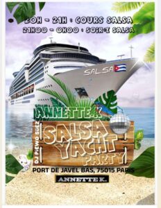 Samedi / Soirée Salsa Club Paris (Péniche)