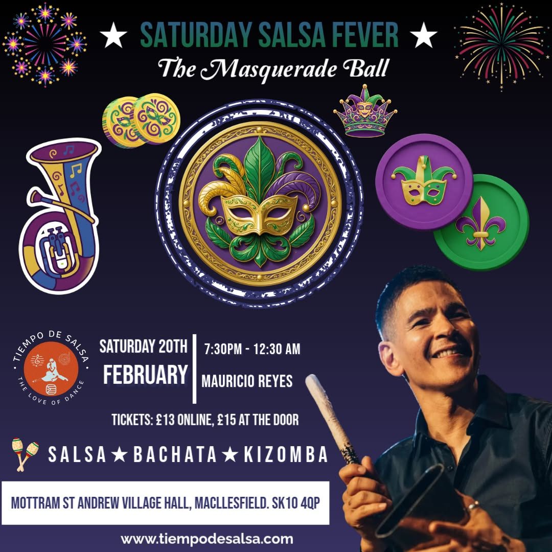 ★ Saturday Salsa Fever ★ Winter Edition ★ The Masquerade Ball ★ 2027