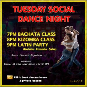 Social Dance Night: Dance Classes & Latin Party (Bachata, Kizomba, Salsa)