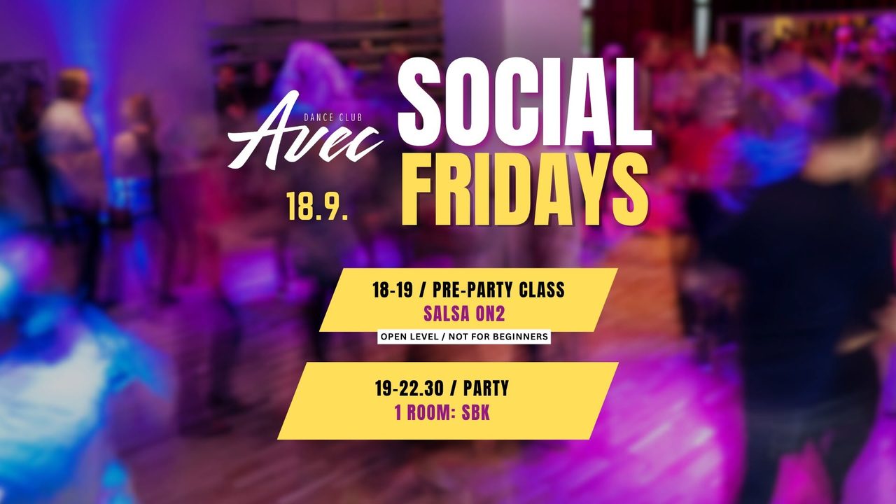 Social Fridays // 18.9. – Salsa On2 Class
