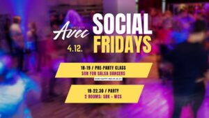 Social Fridays // 4.12. – Son for Salsa dancers + Son happy hour