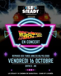 Soirée back to the 80/90&rsquo;s concert avec « THE EIGHTIES »