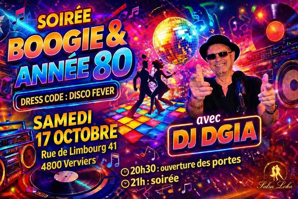 🎸🪩 Soirée Boogie & Années 80 💃🕺🏻