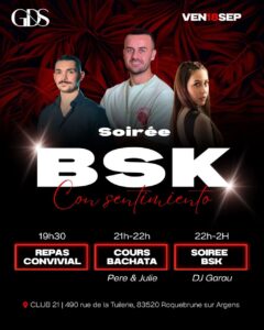 ❤️‍🔥 SOIRÉE BSK con Sentimiento ❤️‍🔥 | CLUB 21 Roquebrune ✨