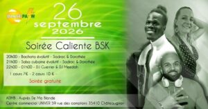Soirée Caliente BSK (Bachata-Salsa-Kizomba)