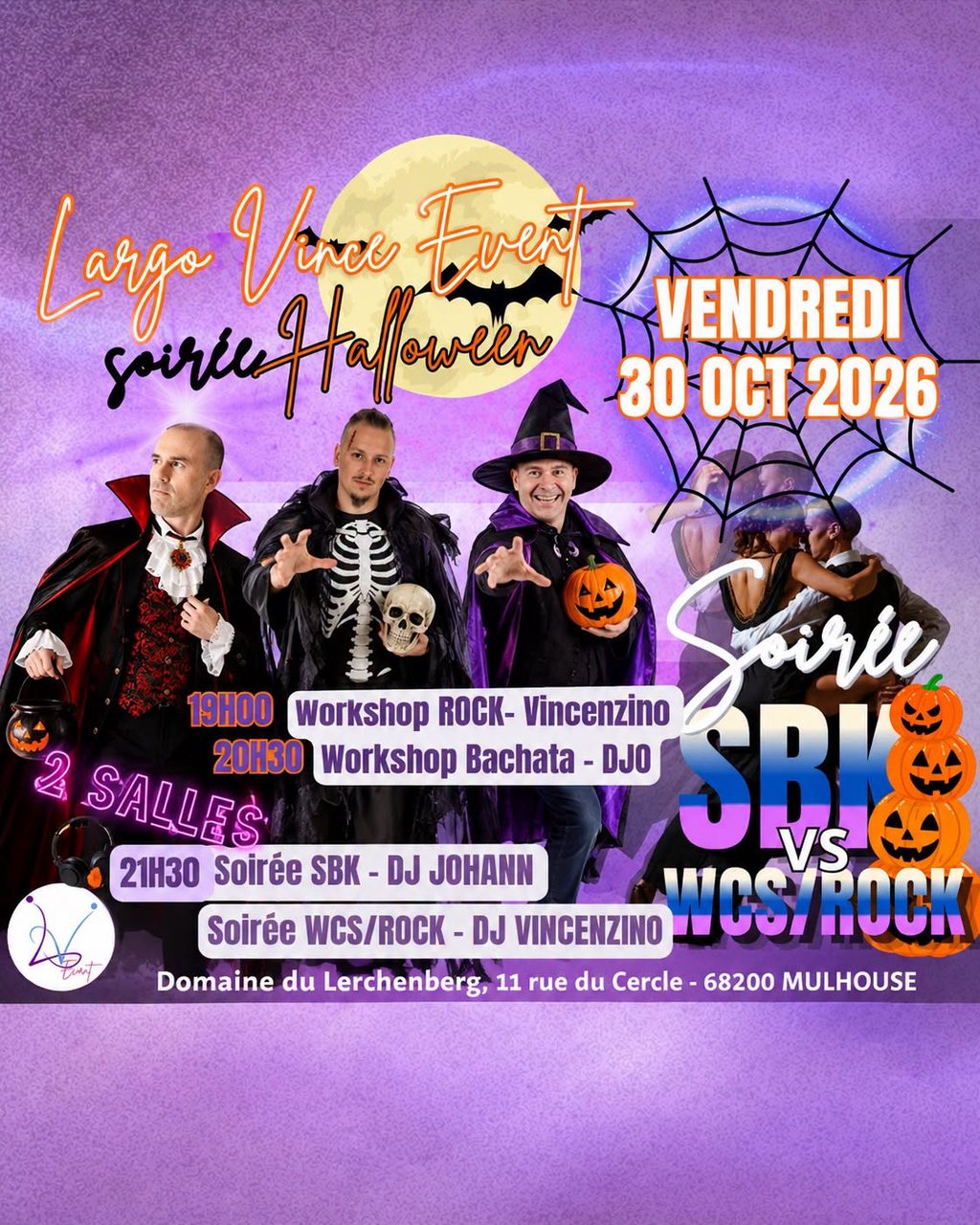 🎃Soirée Halloween SBK vs WCS/ROCK🧛‍♀️