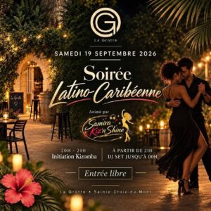 SOIRÉE LATINO-CARIBÉENNE — LA GROTTE 🌴