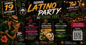 💃 Soirée Latino Party & Bachata Musicalité – Au Chêne Vert 🕺
