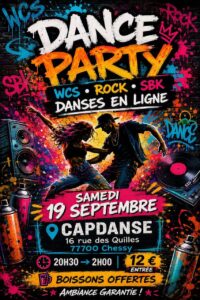 Soirée Mix WCS / Rock / SBK / Danses en ligne