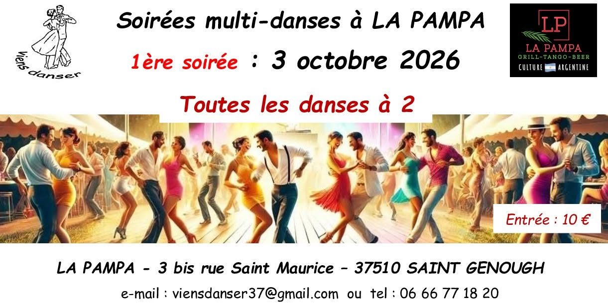 Soirée Multi-danses à LA PAMPA
