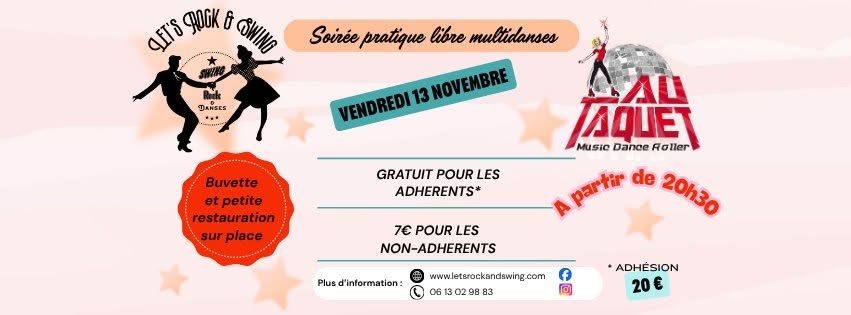 Soirée multidanses chez Let&rsquo;s Rock and Swing
