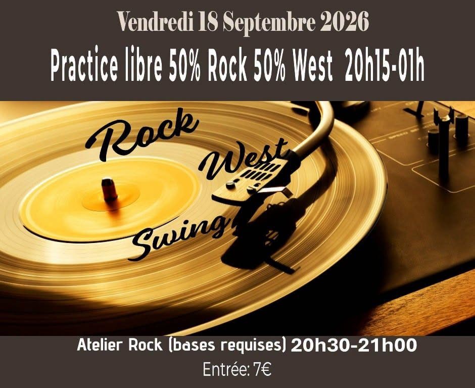 Soirée Rock West Swing 50% Rock 50% West coast swing