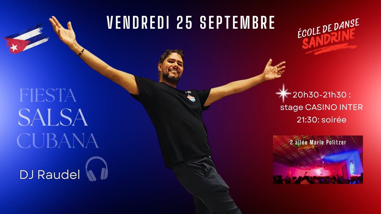 Soirée SALSA avec DJ RAUDEL