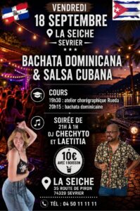 Soirée Salsa et bachata dominicaine