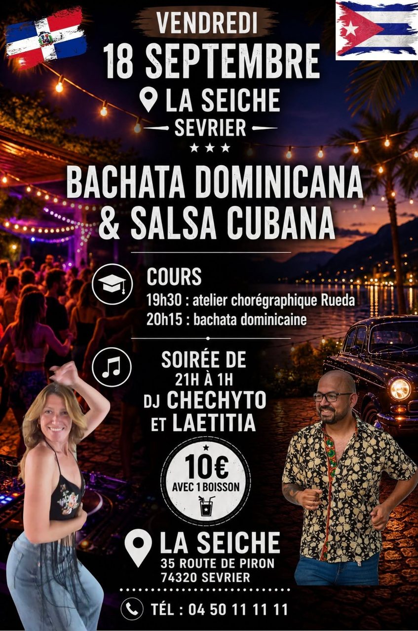 Soirée Salsa et bachata dominicaine