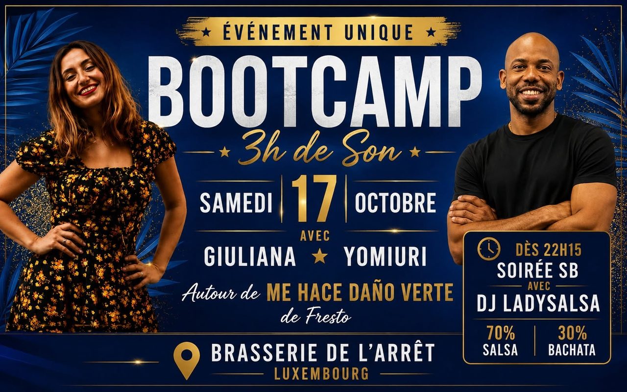 Special SB event! En exclusivité 3h de bootcamp de SON avec Giuliana et Yomiuri/DJ Ladysalsa