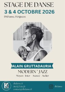 Stage avec Alain Gruttadauria – 3 et 4 Octobre 2026