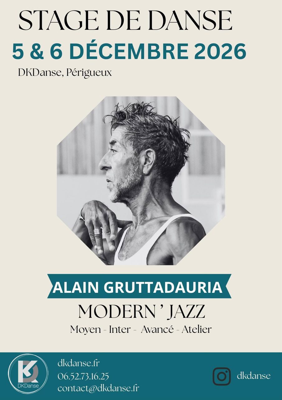 Stage avec Alain Gruttadauria – 5 & 6 Décembre 2026