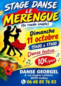 STAGE DE MERENGUE COUPLE DEBUTANT