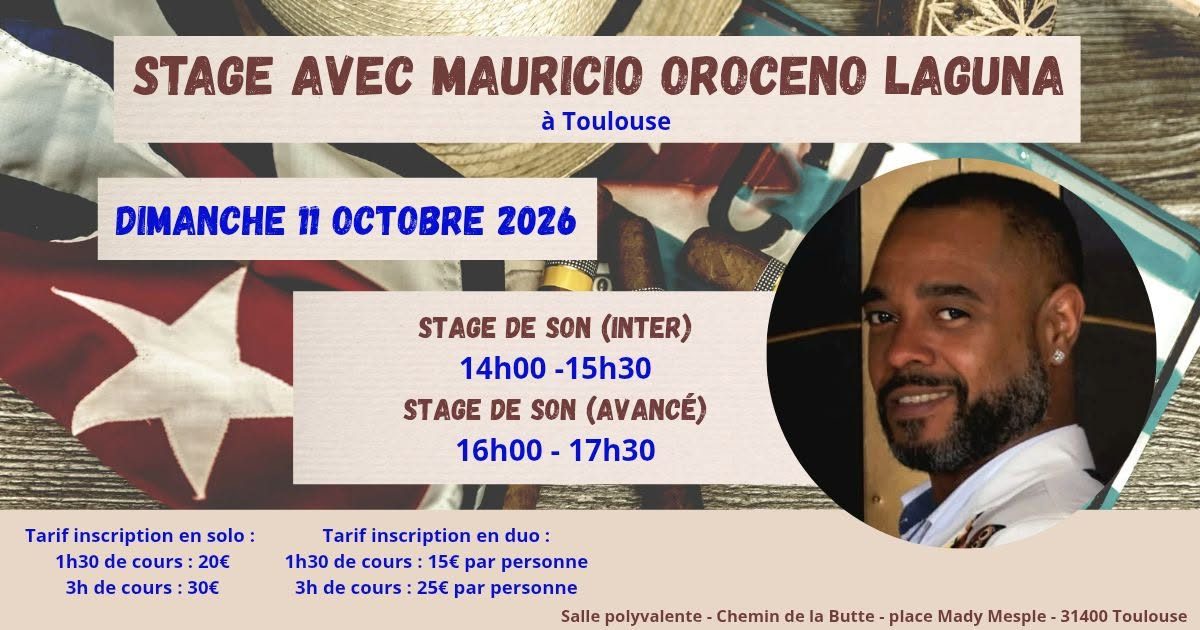 STAGE de SON avec Mauricio OROCENO LAGUNA