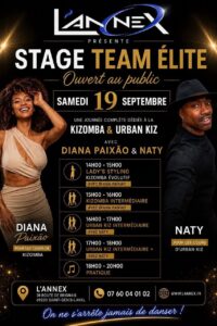 🔷STAGE ÉLITE INTENSIF KIZOMBA🔷OUVERT AU PUBLIC 🔷
