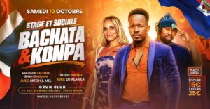 STAGE ET SOCIALE BACHATA🇩🇴 & KONPA/GOUYAD🇭🇹 avec Mitch & Mel au Orun Club Latino !