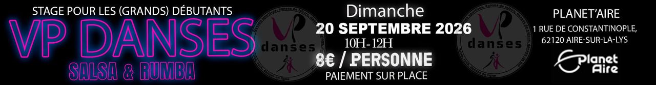 Stage évolutif de Rumba & Salsa pour les débutants