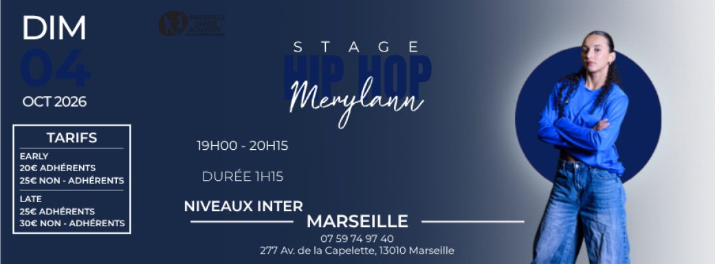 STAGE HIP HOP AVEC MERYLANN