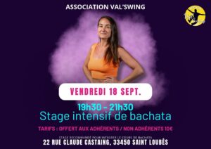 Stage intensif de bachata – Révise tes basiques